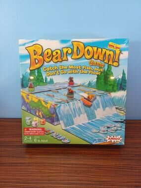 Bear Down! Strategy Game by Amigo Catch The Most Fish Kids Fun Adventure Sealed